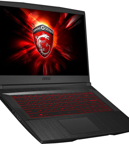GF65 Gaming Laptop, 15.6" FHD 144Hz Display, Intel Core I5-10500H, 32GB DDR4 Memory, 1TB Pcie SSD, Geforce RTX 3060 Graphics, Backlit Keyboard, Webcam, Type-C, HDMI, Windows 11 Home, Black