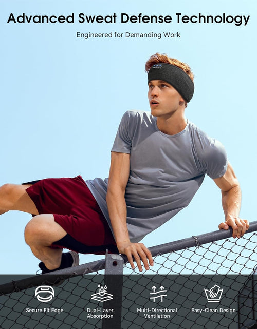 Load image into Gallery viewer, Sleep Headphones Bluetooth 5.2 Headband, Sports Wireless Earphones Music Sleeping Eye Mask Earbuds with HD Stereo Speaker for Mom Women Men Teen Running Cool Gadgets Unique Gifts
