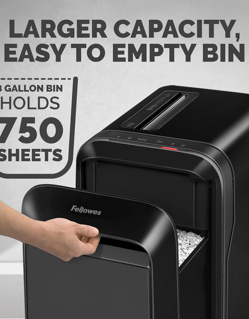 Load image into Gallery viewer, LX22M Powershred Micro Cut 20 Sheet Paper Shredder (Black)
