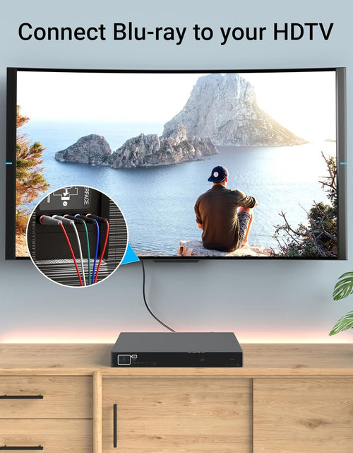 Load image into Gallery viewer, Component Video Cable with Audio (25FT, RCA- 5 Cable, Supports 1080I) - Compatible with DVD Players, VCR, Camcorder, Projector
