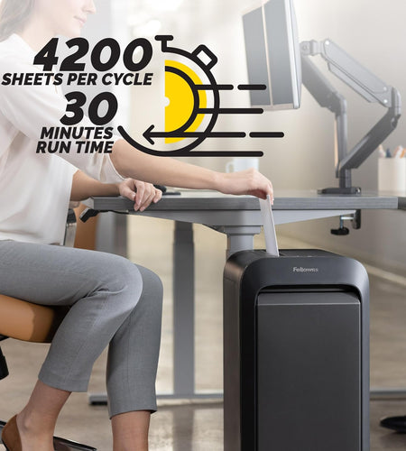 LX22M Powershred Micro Cut 20 Sheet Paper Shredder (Black)