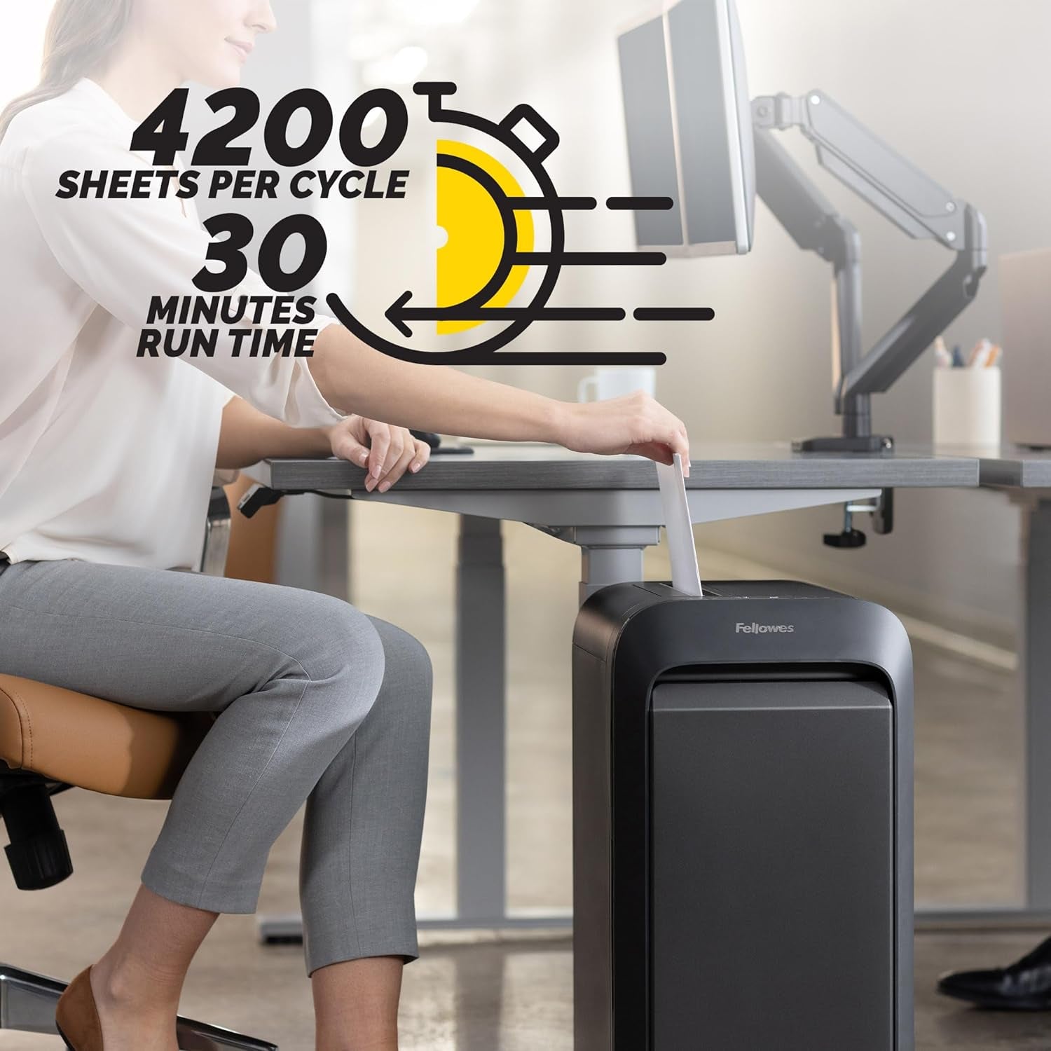 LX22M Powershred Micro Cut 20 Sheet Paper Shredder (Black)