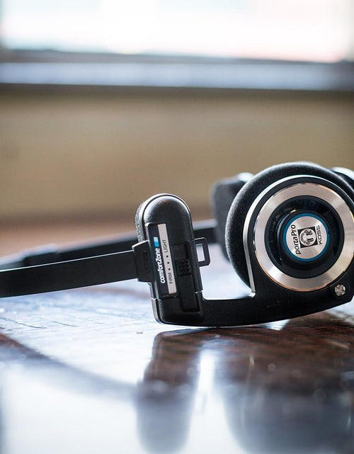 Load image into Gallery viewer, Porta Pro Black on Ear Headphones with Case Black
