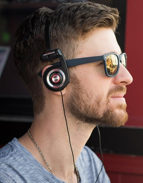 Load image into Gallery viewer, Porta Pro Black on Ear Headphones with Case Black
